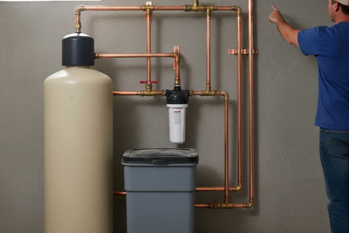 Whole-house water treatment system installed in Drayton